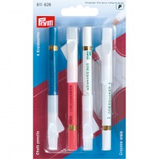 Set creioane de creta + perie culori asortate - 611628